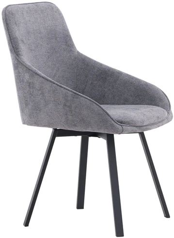 Venture Design Valgomasis kėdė, Rosie 2 vnt., 60x55x88 cm, Pilka
