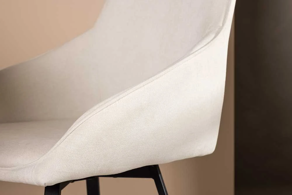 Venture Design Valgomasis kėdė, Rosie 2 vnt., 60x55x88 cm, kreminė spalva