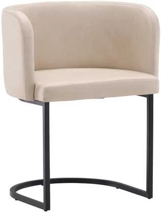 Venture Design Valgomasis kėdė, Simrishamn, 60x58x75 cm, kreminė spalvos