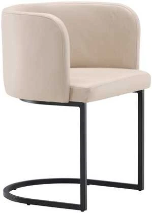 Venture Design Valgomasis kėdė, Simrishamn, 60x58x75 cm, kreminė spalvos
