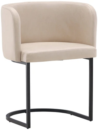Venture Design Valgomasis kėdė, Simrishamn, 60x58x75 cm, kreminė spalvos