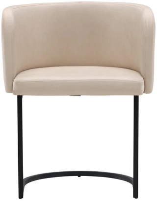 Venture Design Valgomasis kėdė, Simrishamn, 60x58x75 cm, kreminė spalvos