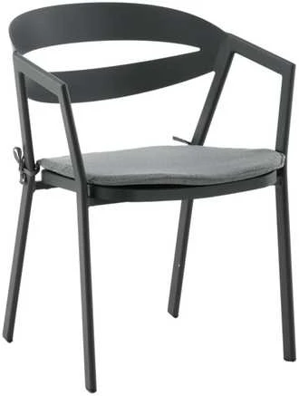 Venture Design Valgomasis kėdė, Skilčių, 62x59x76 cm, Juoda