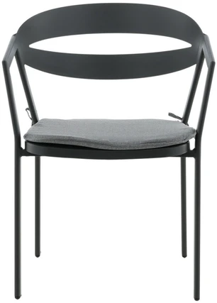 Venture Design Valgomasis kėdė, Skilčių, 62x59x76 cm, Juoda