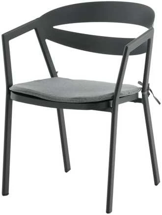 Venture Design Valgomasis kėdė, Skilčių, 62x59x76 cm, Juoda