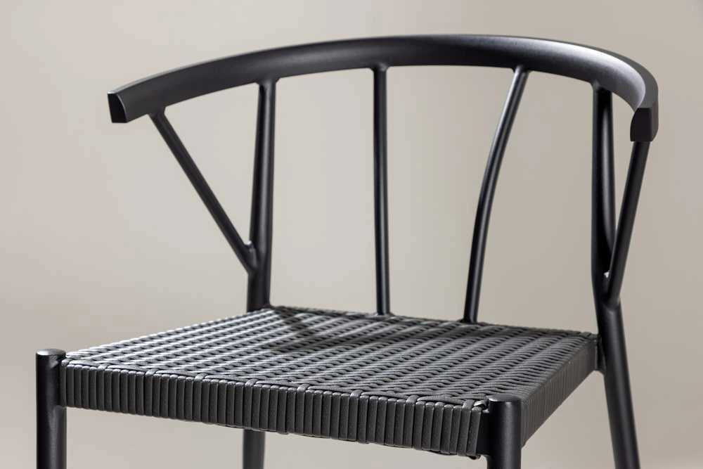 Venture Design Valgomasis kėdė, Stina, 49x47x79.5 cm, Juoda
