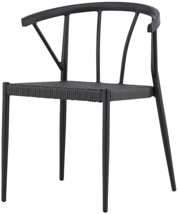 Venture Design Valgomasis kėdė, Stina, 49x47x79.5 cm, Juoda