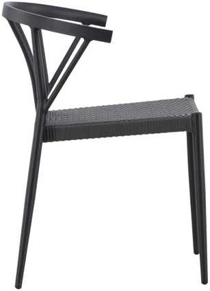 Venture Design Valgomasis kėdė, Stina, 49x47x79.5 cm, Juoda