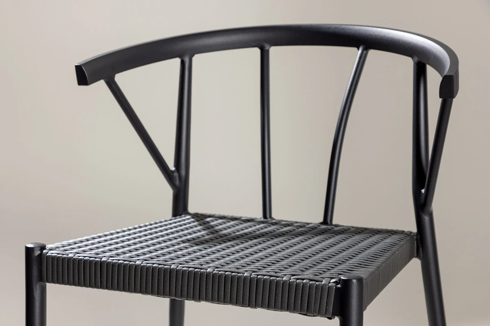 Venture Design Valgomasis kėdė, Stina, 49x47x79.5 cm, Juoda