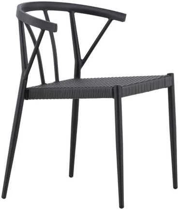 Venture Design Valgomasis kėdė, Stina, 49x47x79.5 cm, Juoda