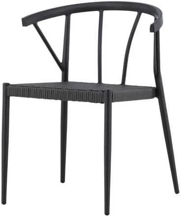 Venture Design Valgomasis kėdė, Stina, 49x47x79.5 cm, Juoda