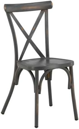 Venture Design Valgomasis kėdė, Tablas 2 vnt., 48x48x88 cm, Tamsiai pilka