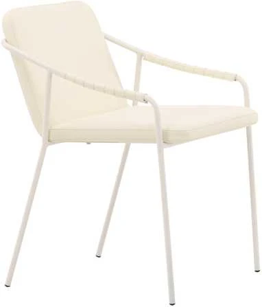 Venture Design Valgomasis kėdė, Tvist 2 vnt., 59x52x78 cm, kreminė spalva