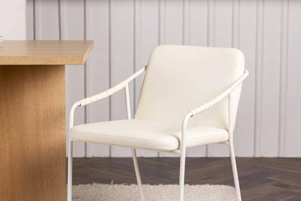 Venture Design Valgomasis kėdė, Tvist 2 vnt., 59x52x78 cm, kreminė spalva