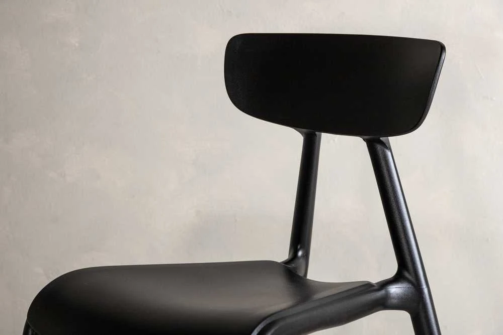 Venture Design Valgomasis kėdė, Ursholmen 2 vnt., 54x49x79.5 cm, Juoda