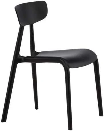 Venture Design Valgomasis kėdė, Ursholmen 2 vnt., 54x49x79.5 cm, Juoda