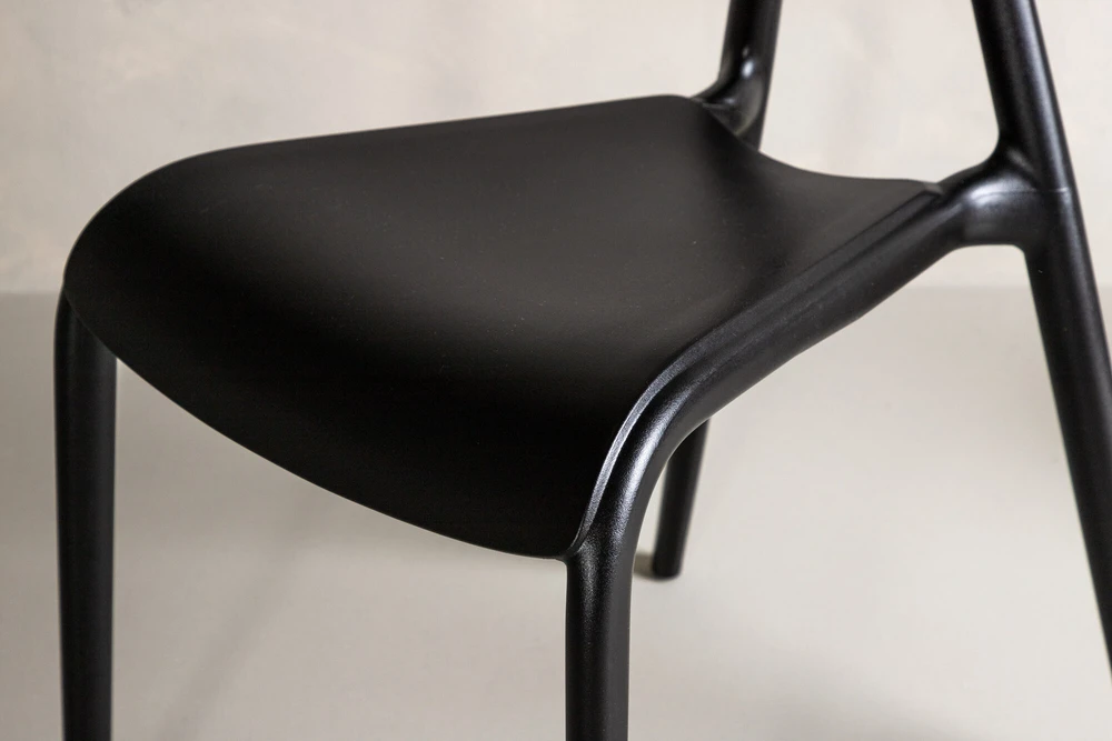 Venture Design Valgomasis kėdė, Ursholmen 2 vnt., 54x49x79.5 cm, Juoda