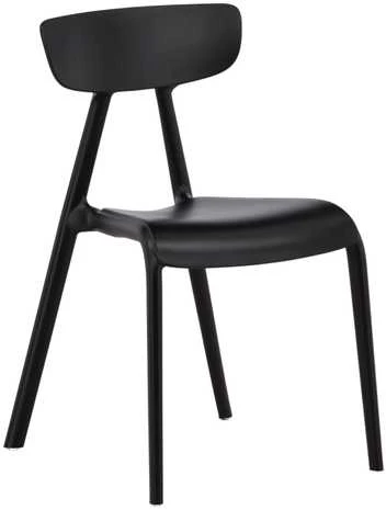Venture Design Valgomasis kėdė, Ursholmen 2 vnt., 54x49x79.5 cm, Juoda