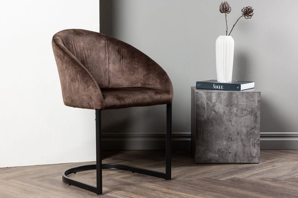 Venture Design Valgomasis kėdė, vakaro 2 paketai, 65x56x82 cm, tamsiai ruda