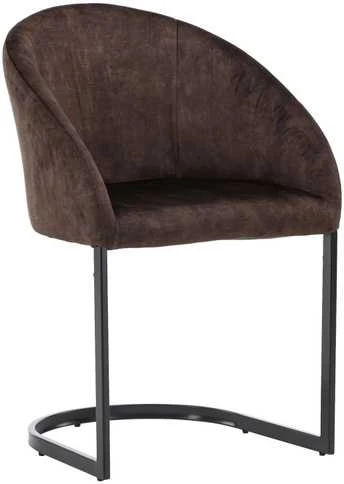 Venture Design Valgomasis kėdė, vakaro 2 paketai, 65x56x82 cm, tamsiai ruda