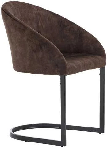 Venture Design Valgomasis kėdė, vakaro 2 paketai, 65x56x82 cm, tamsiai ruda