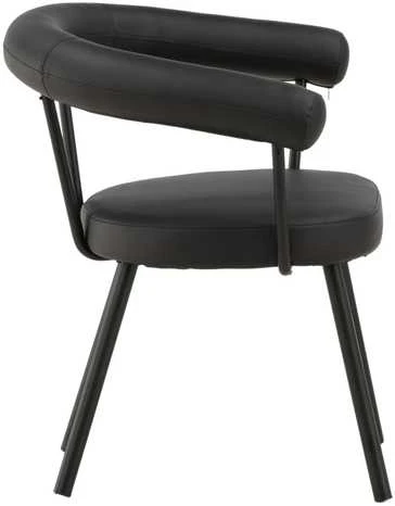 Venture Design Valgomasis kėdė, Västerås x Josefin Lustig, 60x68x73 cm, Juoda