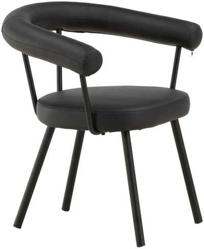 Venture Design Valgomasis kėdė, Västerås x Josefin Lustig, 60x68x73 cm, Juoda