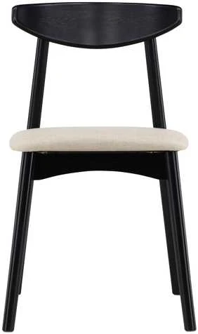 Venture Design Valgomasis kėdė, Ven 2 vnt., 47x54x80 cm, Juoda