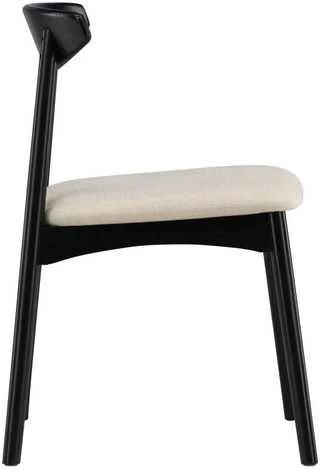 Venture Design Valgomasis kėdė, Ven 2 vnt., 47x54x80 cm, Juoda