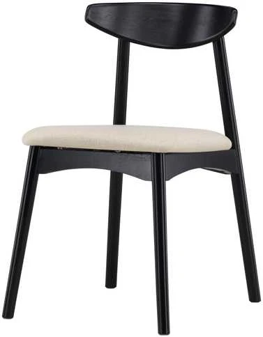 Venture Design Valgomasis kėdė, Ven 2 vnt., 47x54x80 cm, Juoda