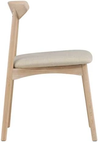 Venture Design Valgomasis kėdė, Ven 2 vnt., 47x54x80 cm, balta kalkė