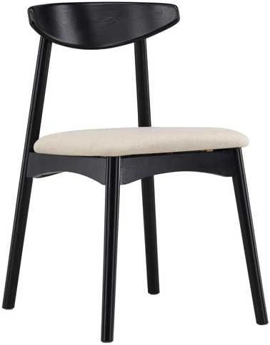 Venture Design Valgomasis kėdė, Ven 2 vnt., 47x54x80 cm, Juoda