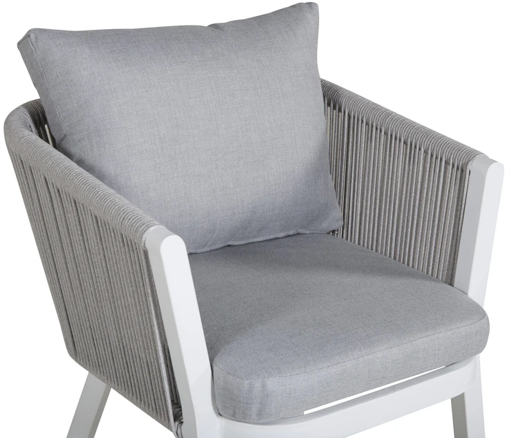 Venture Design Valgomasis kėdė, Virya, 2 vnt., 63x60x73 cm, Pilka