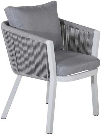 Venture Design Valgomasis kėdė, Virya, 2 vnt., 63x60x73 cm, Pilka