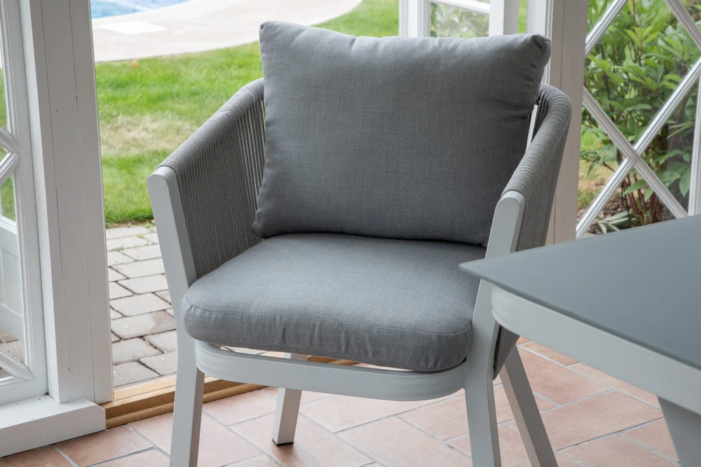 Venture Design Valgomasis kėdė, Virya, 2 vnt., 63x60x73 cm, Pilka