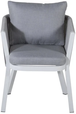 Venture Design Valgomasis kėdė, Virya, 2 vnt., 63x60x73 cm, Pilka
