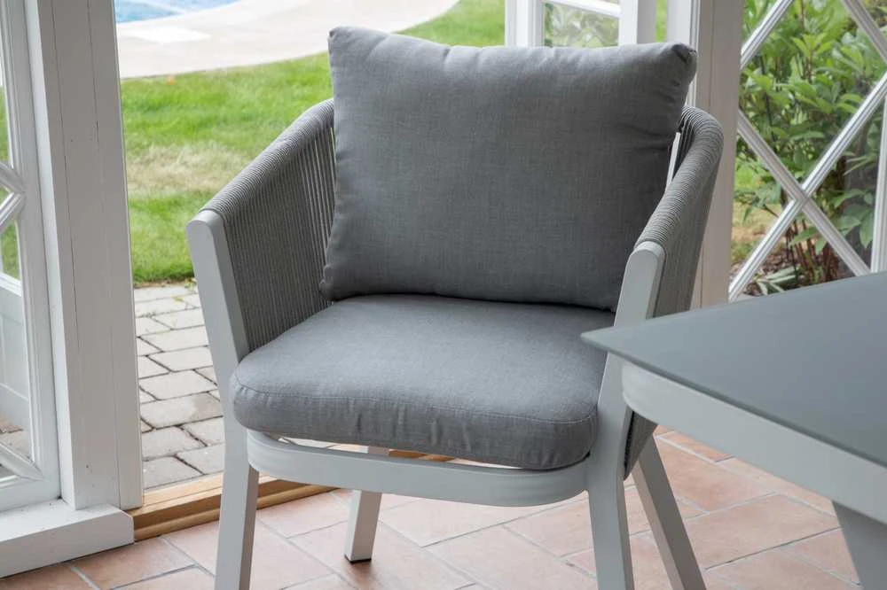 Venture Design Valgomasis kėdė, Virya, 2 vnt., 63x60x73 cm, Pilka