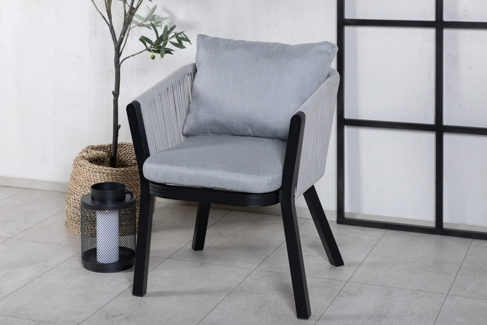 Venture Design Valgomasis kėdė, Virya, 62.5x60x73 cm, Juoda