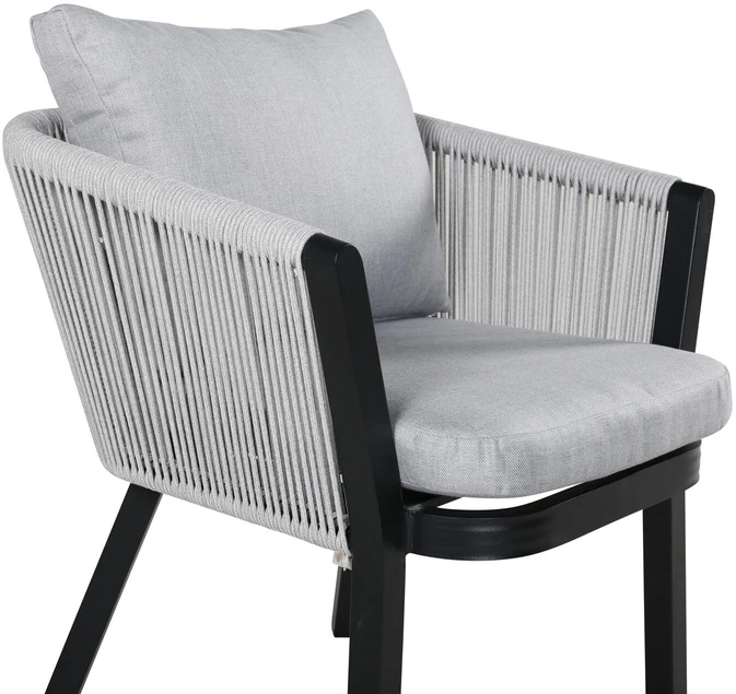 Venture Design Valgomasis kėdė, Virya, 62.5x60x73 cm, Juoda
