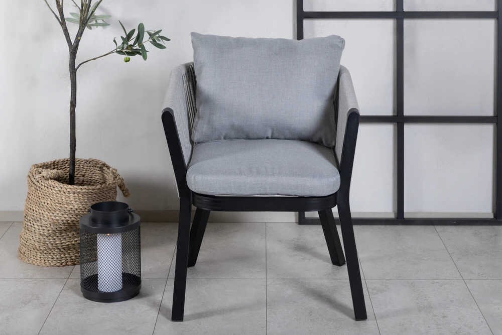 Venture Design Valgomasis kėdė, Virya, 62.5x60x73 cm, Juoda