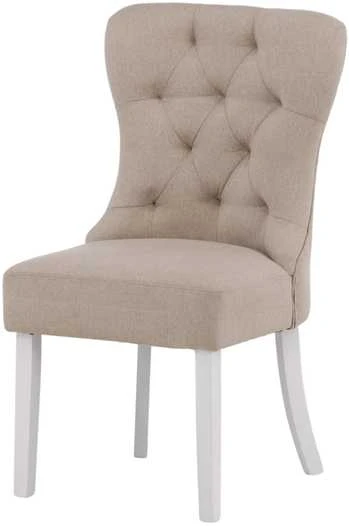 Venture Design Valgomasis kėdė, Vista 2 vnt., 68x55x100.5 cm, kreminė spalva
