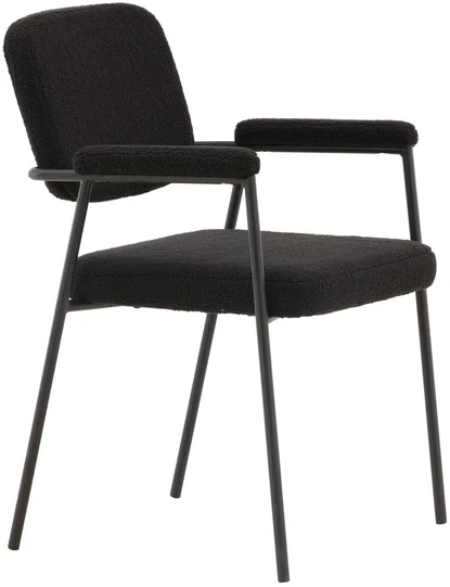 Venture Design Valgomasis kėdė, Yesterday 2 vnt., 61x58x90 cm, Juoda