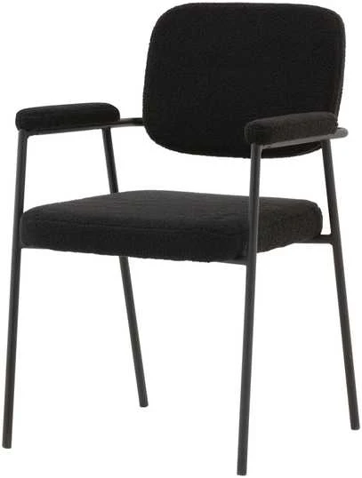Venture Design Valgomasis kėdė, Yesterday 2 vnt., 61x58x90 cm, Juoda