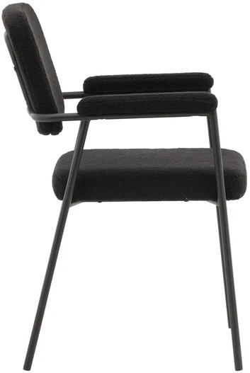 Venture Design Valgomasis kėdė, Yesterday 2 vnt., 61x58x90 cm, Juoda