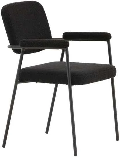 Venture Design Valgomasis kėdė, Yesterday 2 vnt., 61x58x90 cm, Juoda