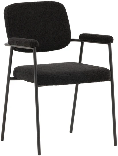 Venture Design Valgomasis kėdė, Yesterday 2 vnt., 61x58x90 cm, Juoda