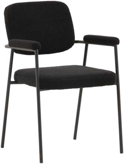 Venture Design Valgomasis kėdė, Yesterday 2 vnt., 61x58x90 cm, Juoda