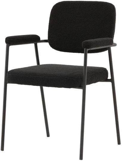 Venture Design Valgomasis kėdė, Yesterday 2 vnt., 61x58x90 cm, Juoda