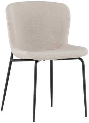 Venture Design Valgomojo kėdė, Modesto 2 vnt., 54x48x79.5 cm, kreminė spalva