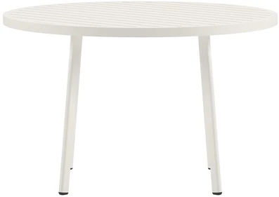 Venture Design Valgomasis stalas, 120 cm, smėlio spalvos, aliuminis